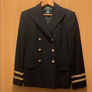 Lauren by Ralph Lauren sailors 6 button jacket